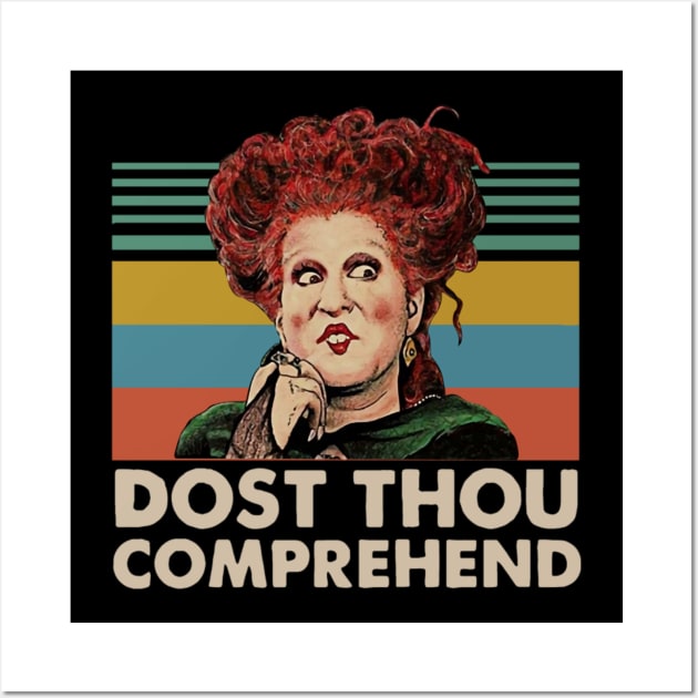 Dost Thou Comprehend  Winifred Sanderson Wall Art by gallaugherus